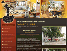 Tablet Screenshot of cafe-flamenco.de